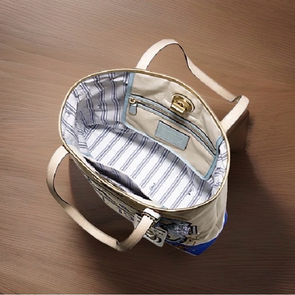 Coach Seahorse Beach Tote & clutch (Le-Tan Collection) - Picture 2 of 9